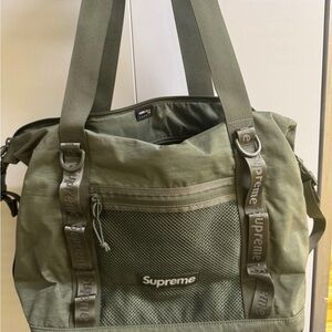 Supreme Zip Tote Olive Tote Bag FW20